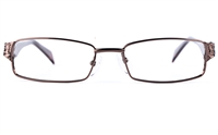 Poesia 6641 Womens Rectangle Full Rim Optical Glasses Poesia 6641 Womens Rectangle Full Rim Optical Glasses